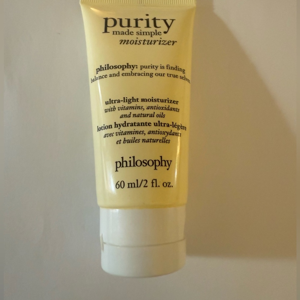 Philosophy Purity Made Simple Moisturizer 2oz Ultra Light Face Cream NWT